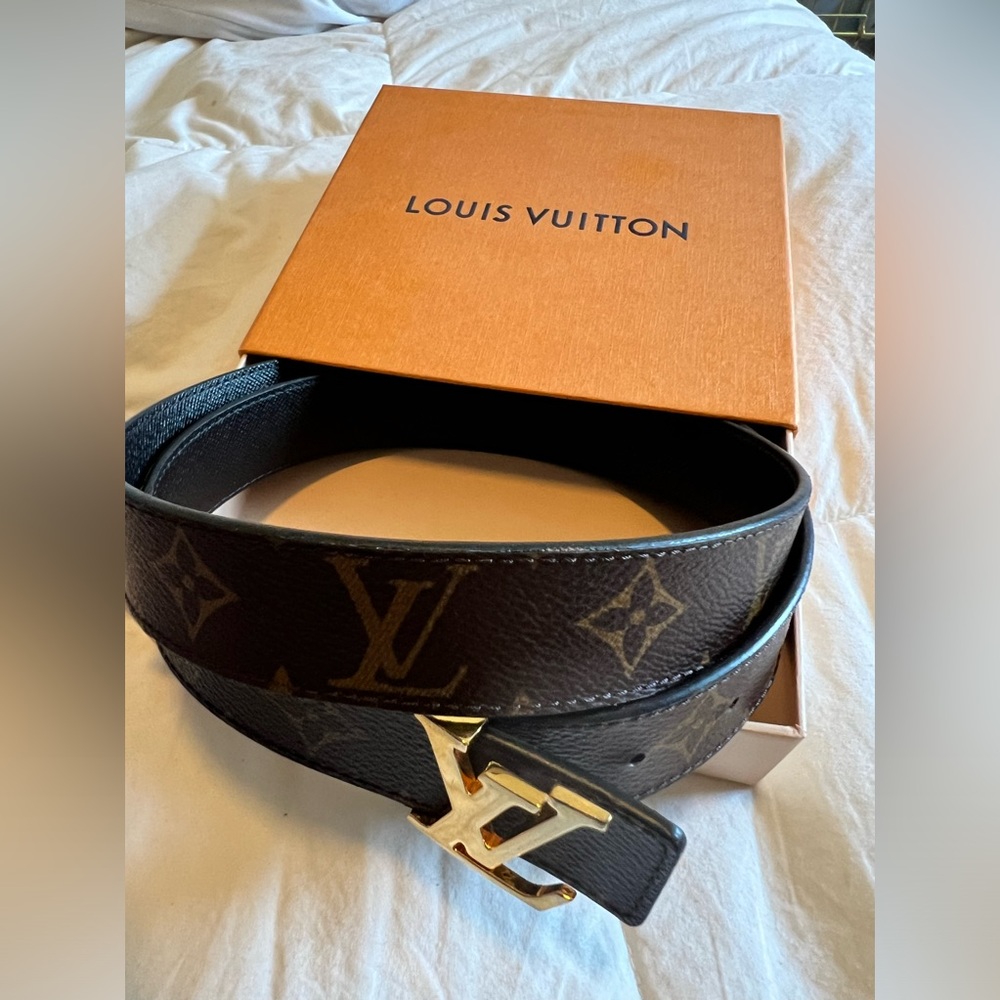 LV Initiales 30mm Monogram Reversible Belt
